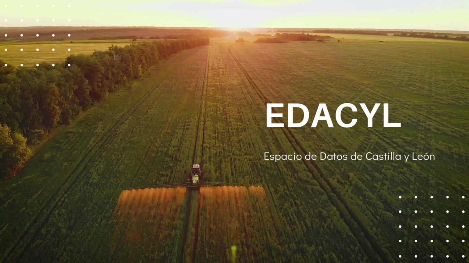 Fotograma oficial de EDACYL, Espacio de Datos de Castilla y León