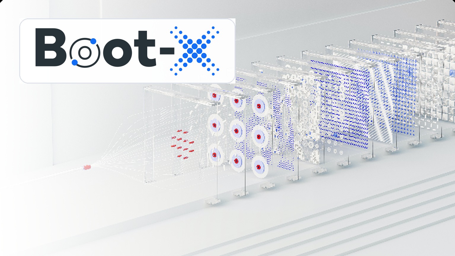 Logo y visualización oficial de la arquitectura Boot-X utilizada en los pilotos KATEA Data Space y GeoSpaceData